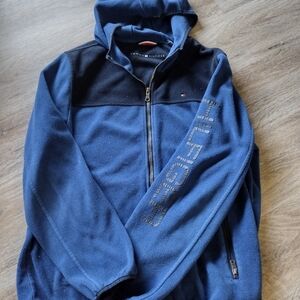 Tommy Hilfiger Blue and Black Hoodie